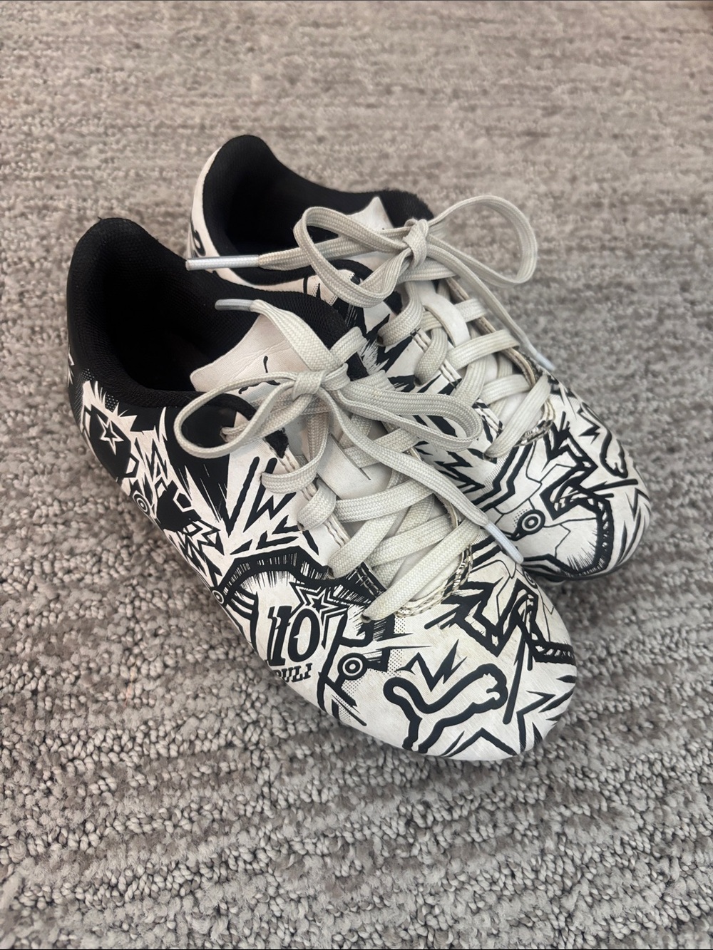 PUMA x CHRISTIAN PULISIC TACTO II Little Kids Soccer Cleats Size 10c White